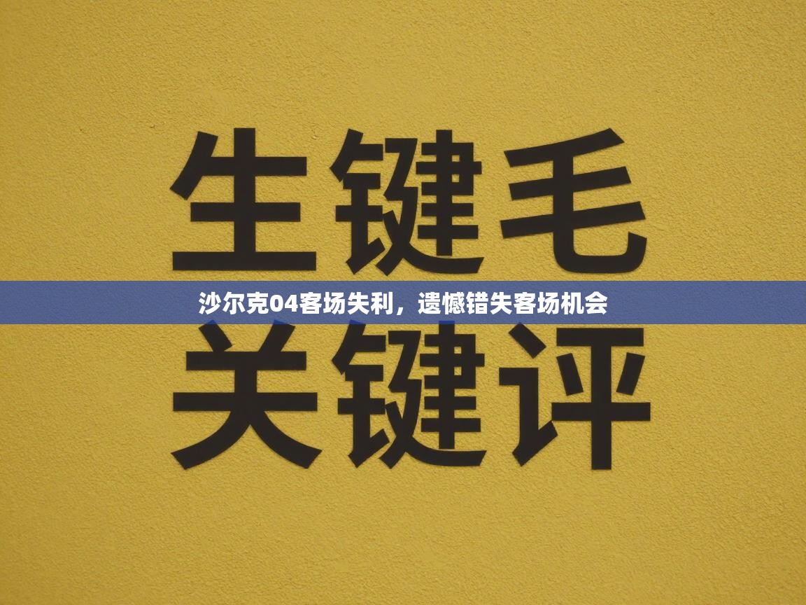 开云体育赛程表查询-沙尔克04客场失利，遗憾错失客场机会  第3张